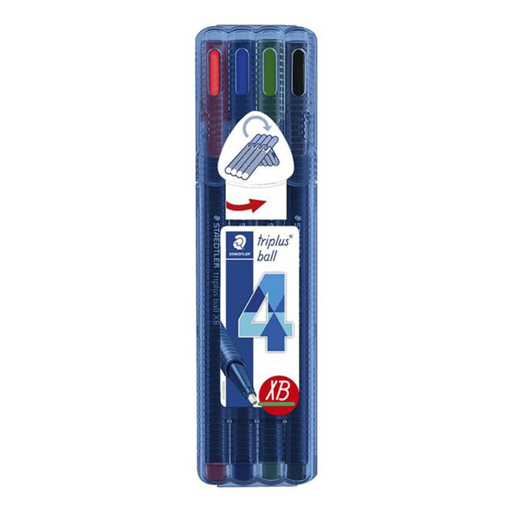 Staedtler Triplus ballpenn (pakke med 4)