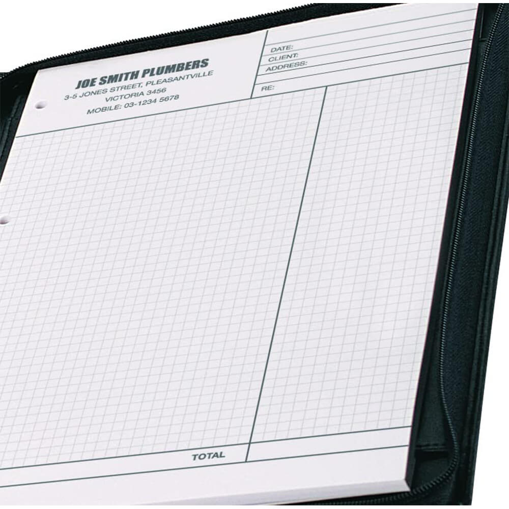 DEBDEN A4 Quotazioni NCR Notepad Dayplanner Recium 2pcs