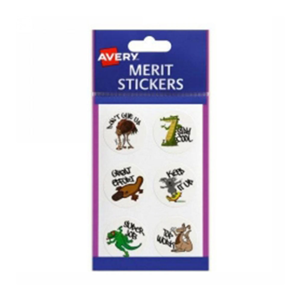 Avery Permanent Count Animals Zasługę naklejki 96pcs