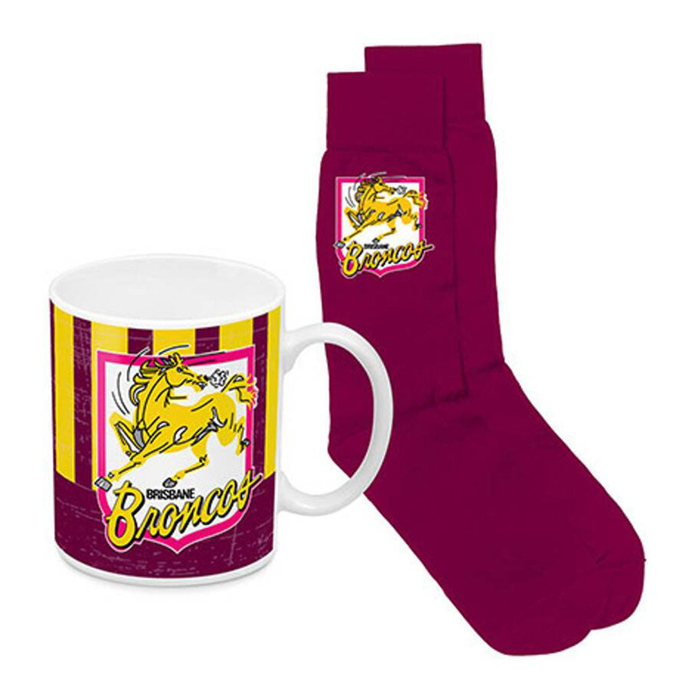 NRL Coffee Mug & Adult Socks CadeaLpakket 330 ml