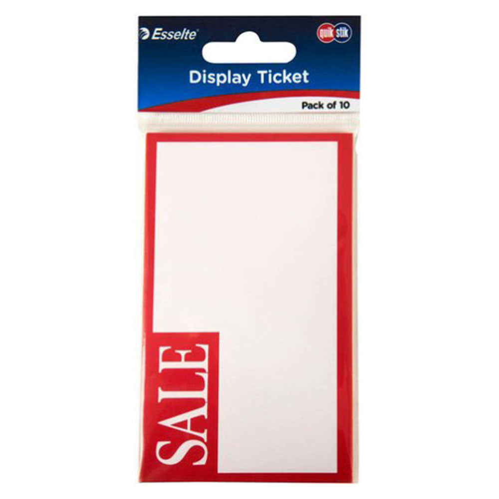 Quikstik Display Ticket 10st (75x125mm)