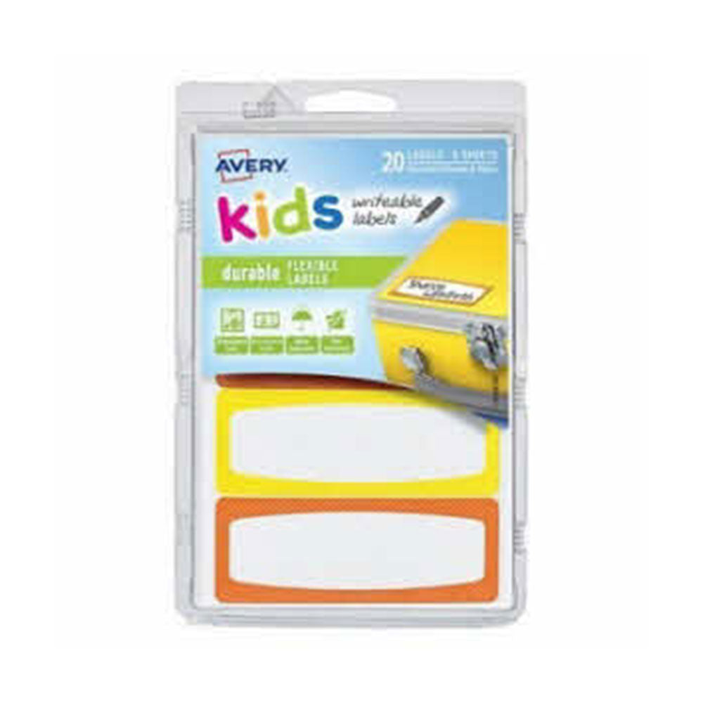 Avery Writable Kids ID etykiety 20pcs (89x32 mm)