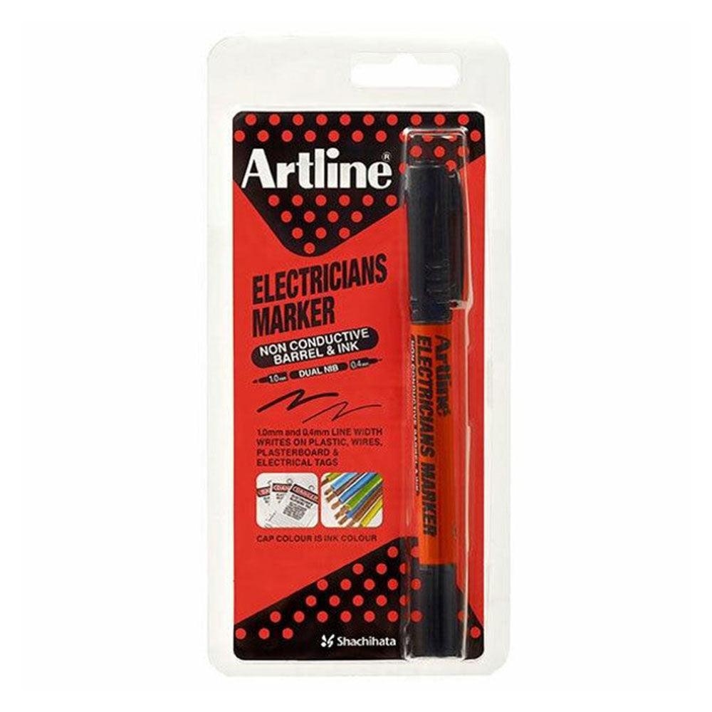  Artline Dual Nib Electrician Permanent Marker