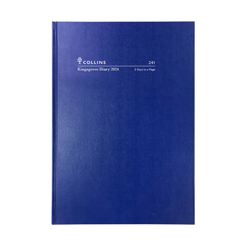 Collins Debden Kingsgrove A4 2024 Diary (Blue)