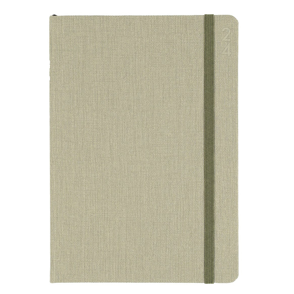 Debden Designer Textured Fabric A5 DTP 2024 Dagboek