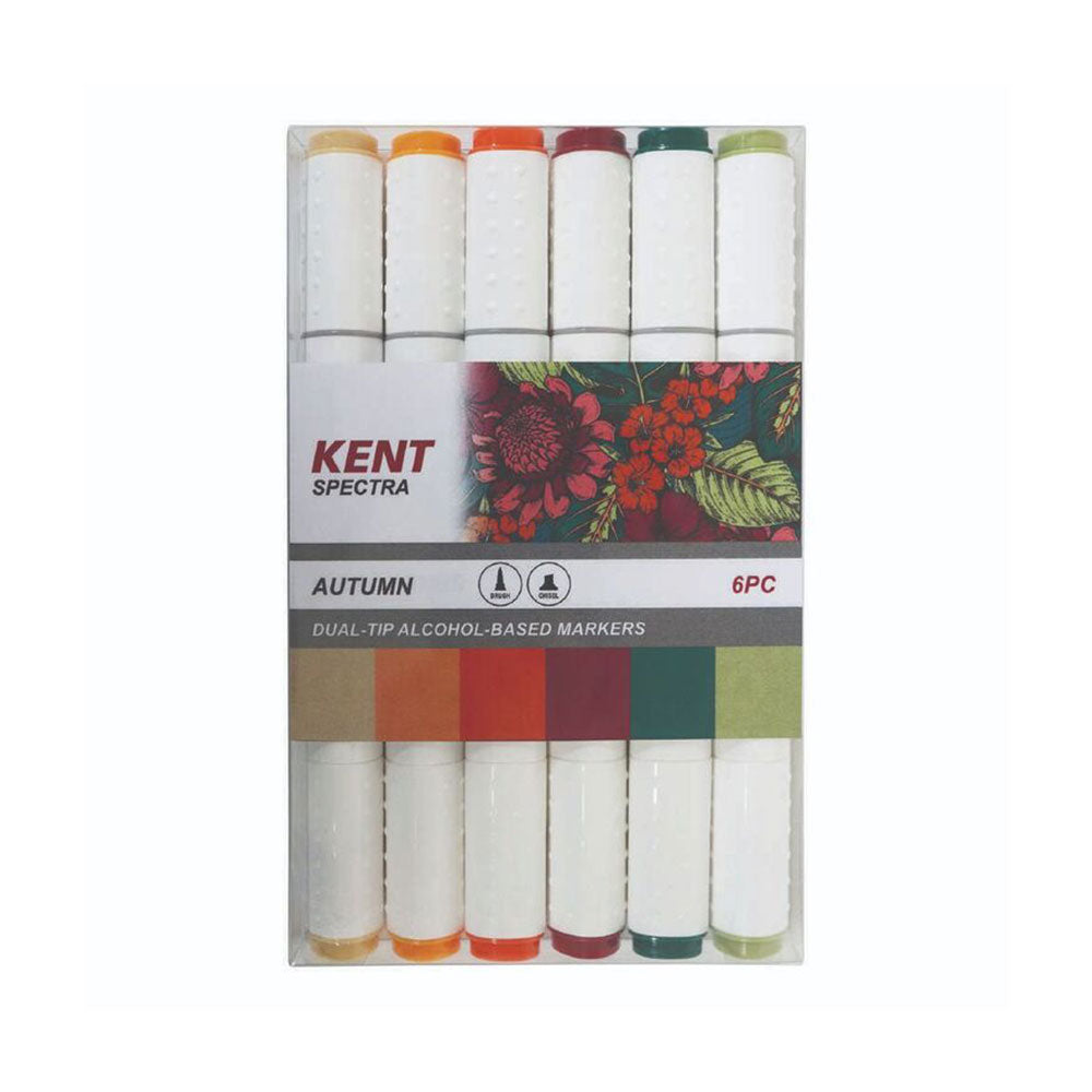 Kent Spectra Graphic Design Marker Set 6 st