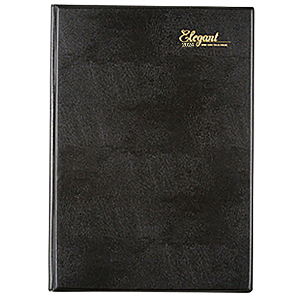 Cumberland Elegant A4 2024 Diary (Black)