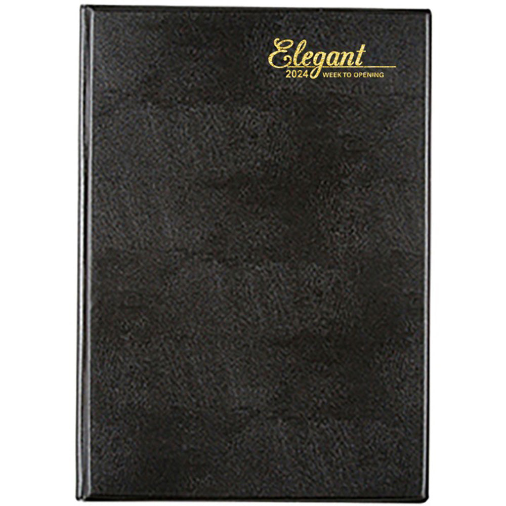 Cumberland Elegant A5 2024 Diary (zwart)