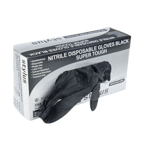 Stylus Disposable Nitrile Gloves Small/Medium 100pk