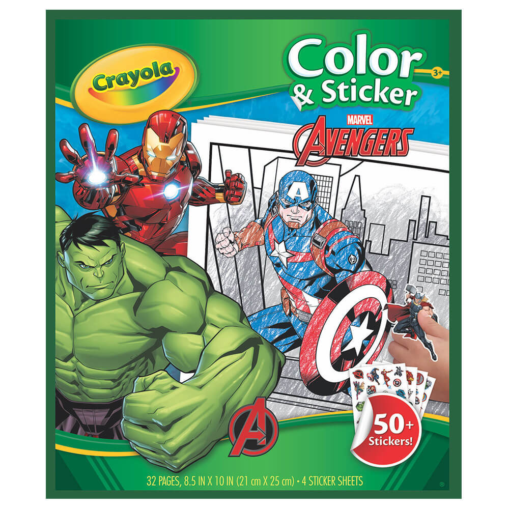 Book Crayola Color & Sticker