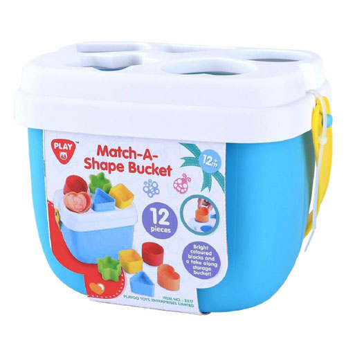 PlayGo Match-A-Shape Bucket 12pcs