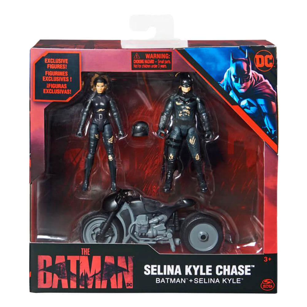 Batman Movie Selina Kyle Bike with Batman Figure 4"