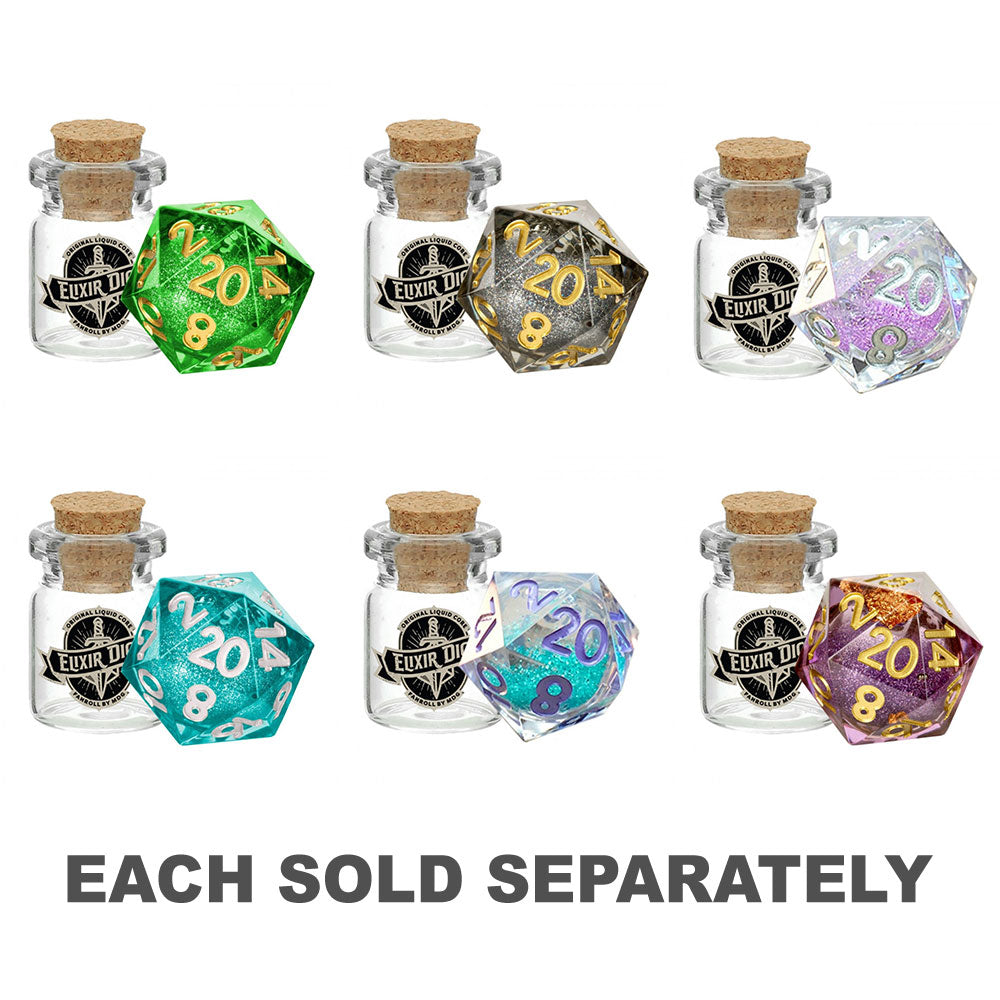 MDG Individual Liquid Core d20 Dice