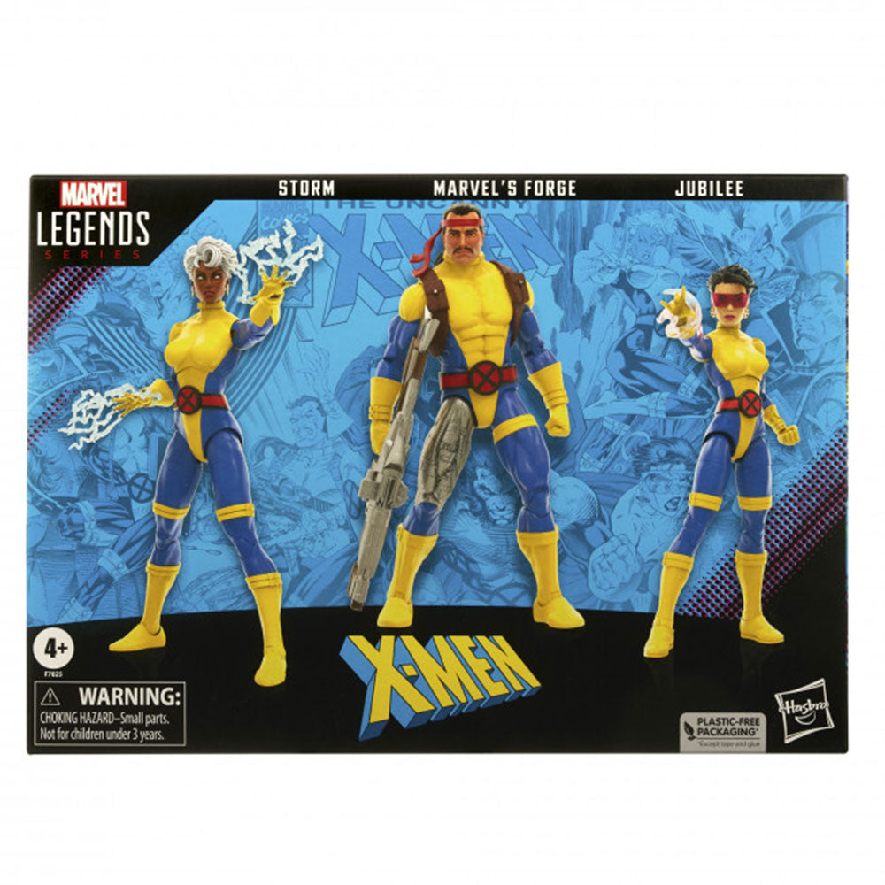 Marvels X-Men-actionfigurer sätter 3 st