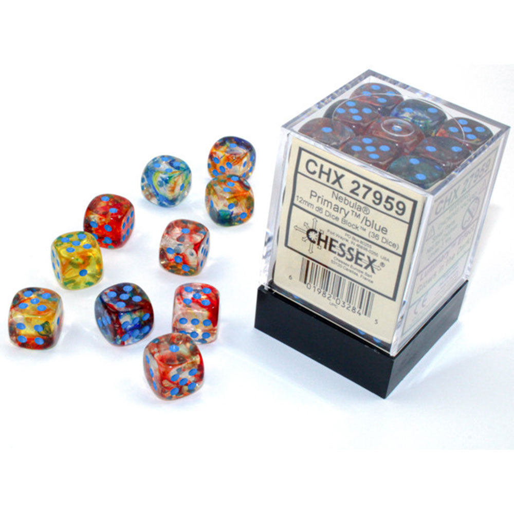 Nebulosa CHESSEX 12 mm D6 Bloque de dados luminario