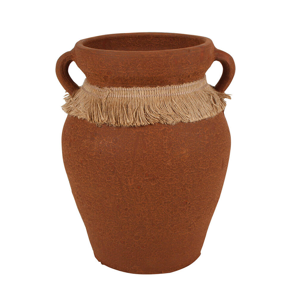 Dekorative Aicha Terracotta Vase