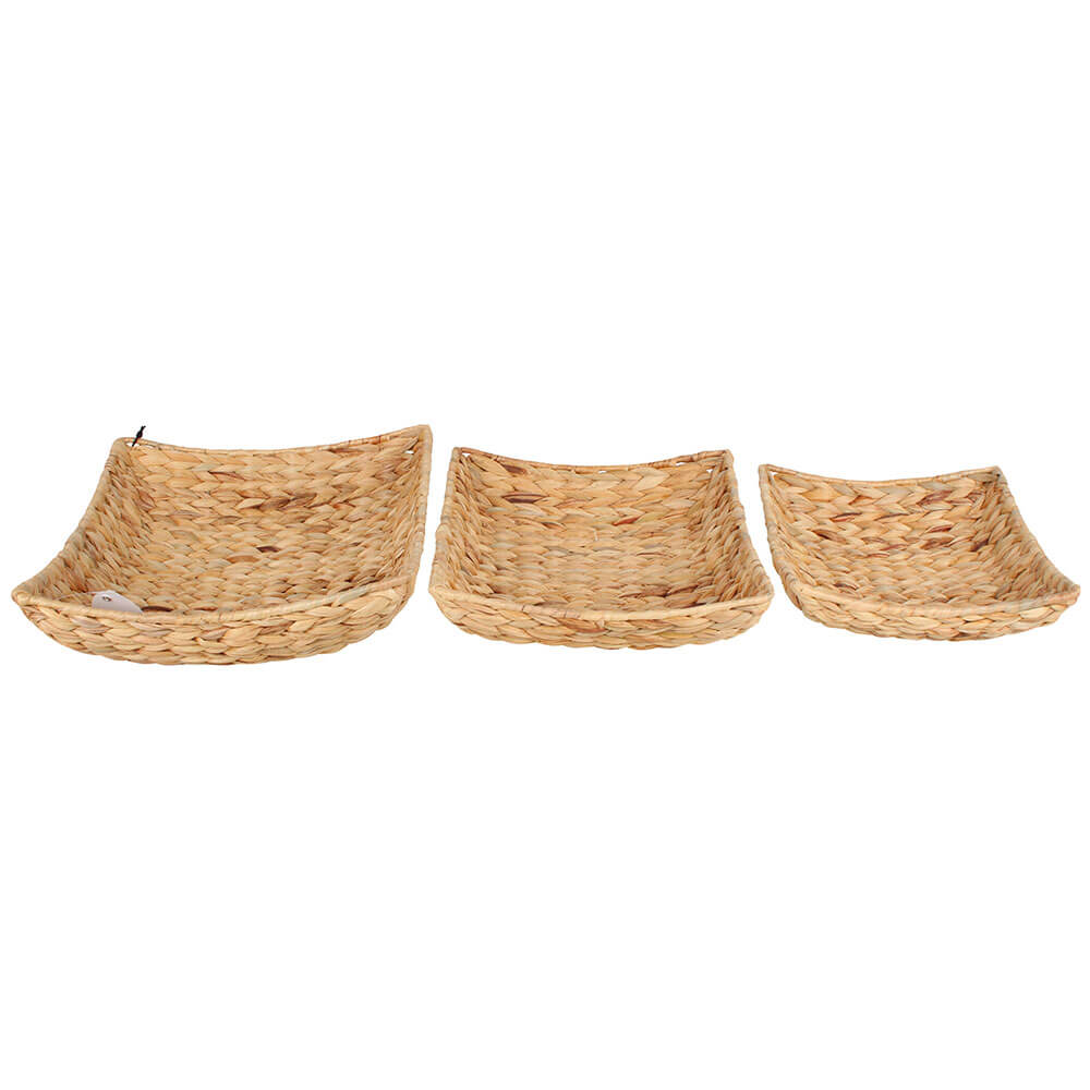 Set di Hyace di 3 rettangolo Hyacinth & Wire Basket