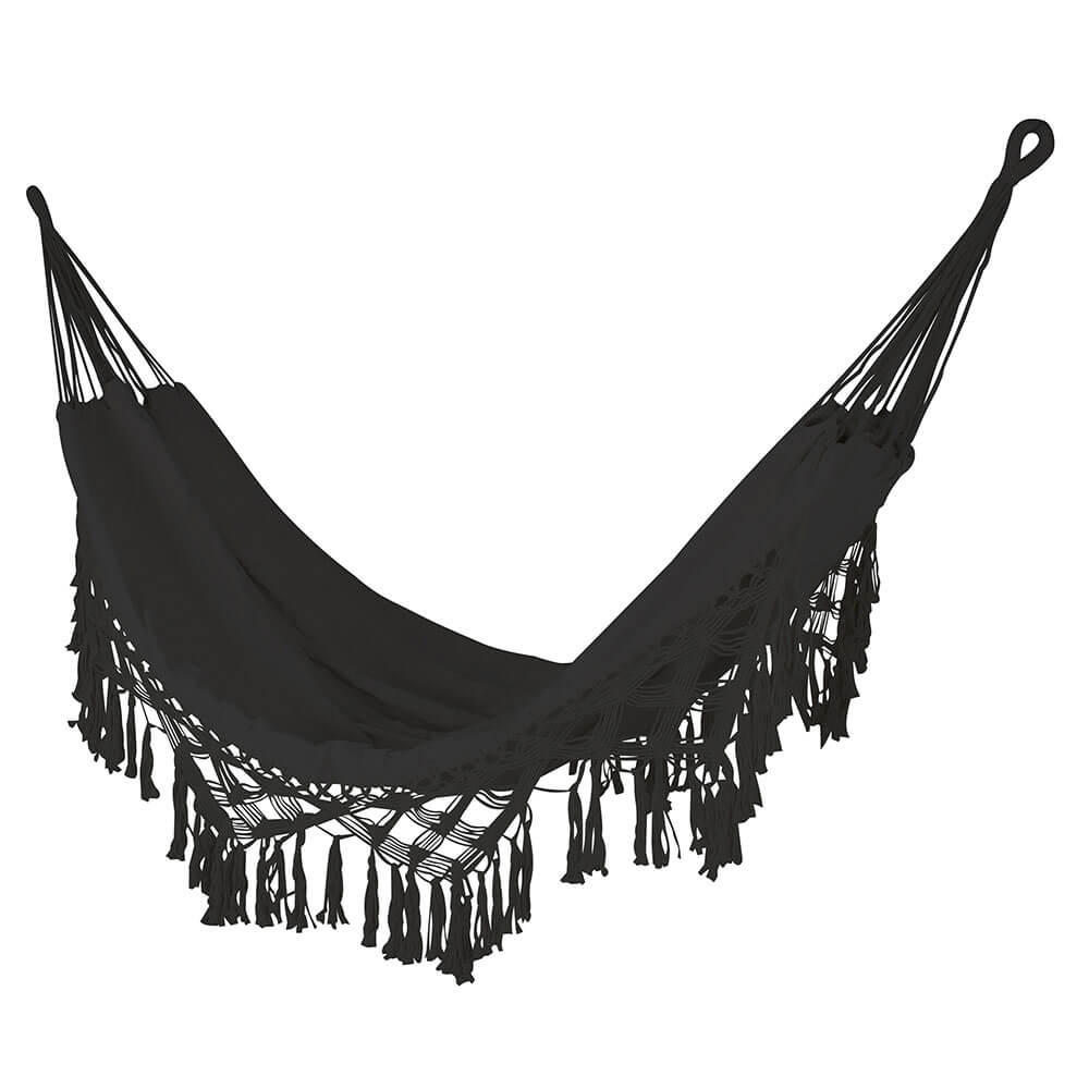 Chill Macrame Style Canvas Hammock (200x140 cm)