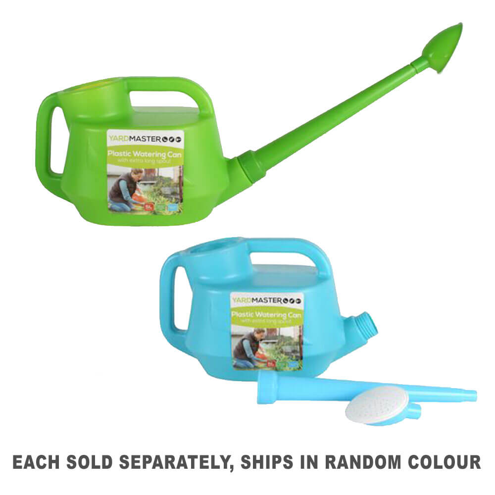 Botany Style Plastic Watering Can 5L (1pc Random Color)