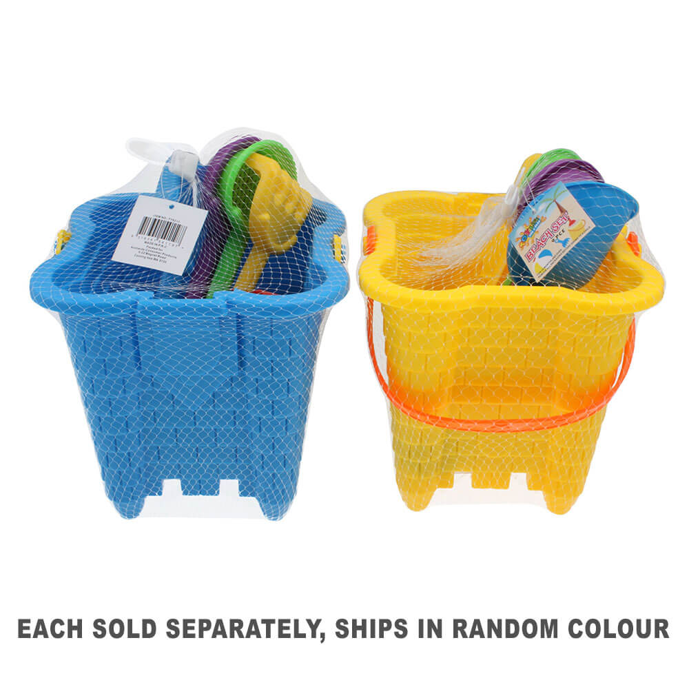 Sand Castle Bucket & Tools (1pc Random Style)