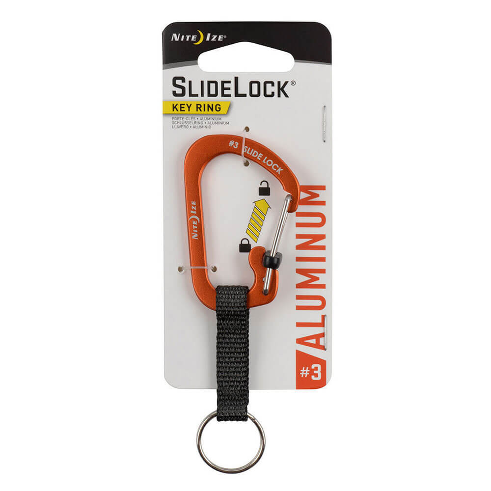 Slidelock Keyring Aluminium