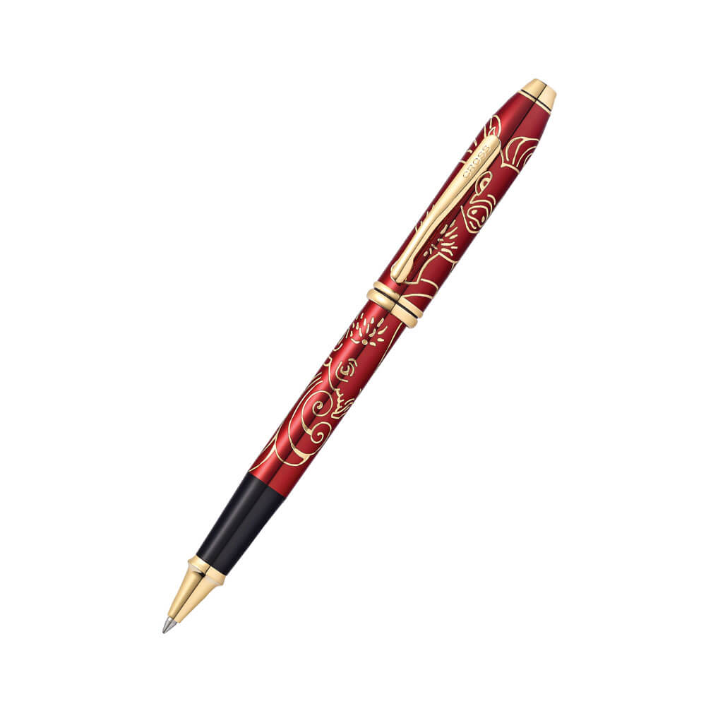 Townsend Année de porc 23CT Gold Red Lac Pen