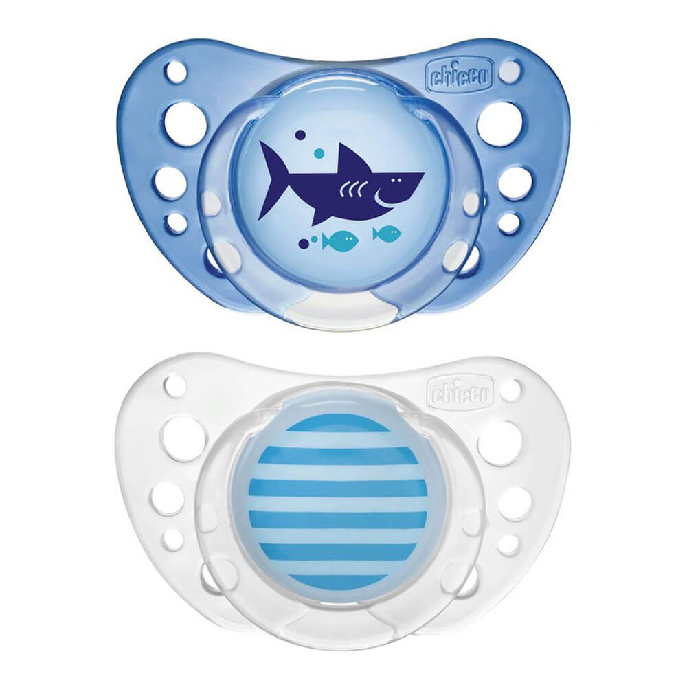 Chicco Latex Physio Air Rubber Pacifier 2 st (pojke)