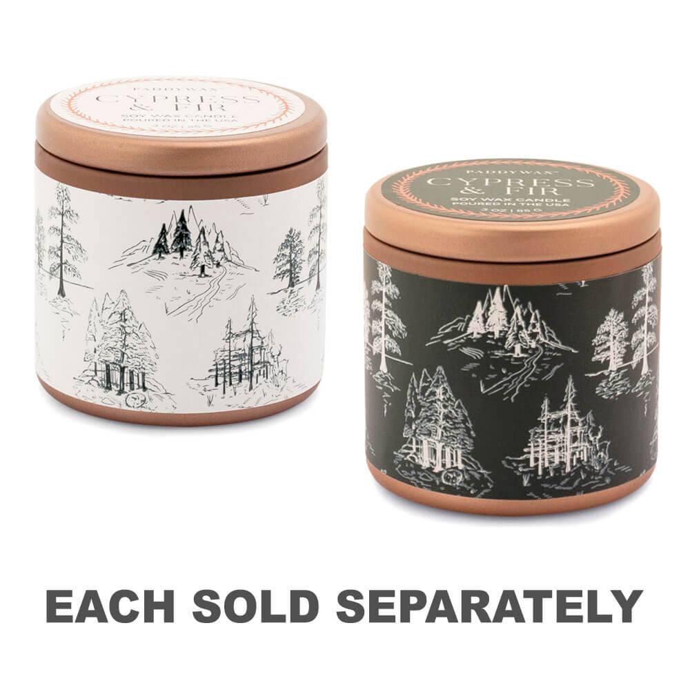 Cypress & Fir Copper Tin Candle 3oz