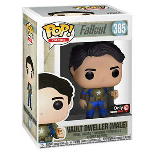 Fallout Vault Dweller Male with Mentats US Pop! Vinyl