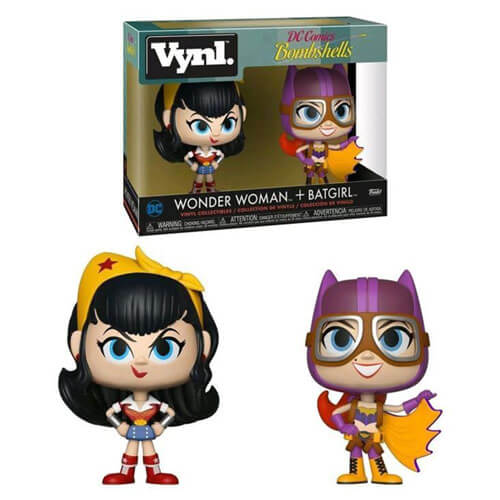 DC Bombshells Wonder Woman & Batgirl Vynl.