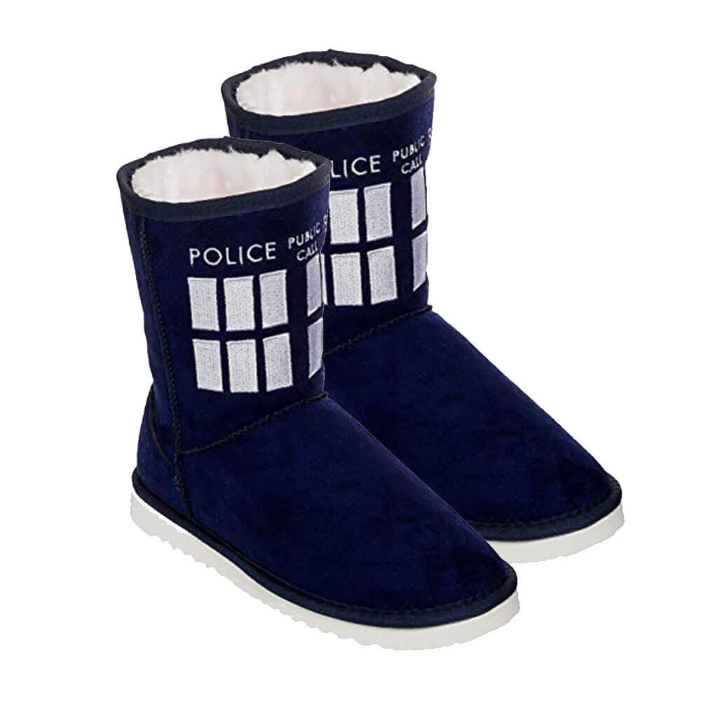 Doctor Who Tardis Boot Slipper Mesdames