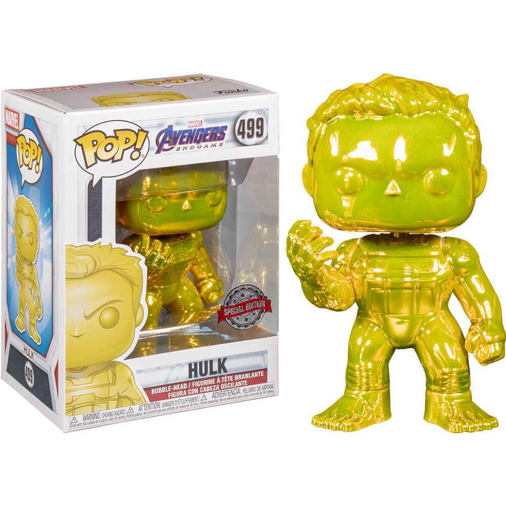 Avengers 4 Endgame Hulk Yellow Chrome US Excl Pop! Vinyl