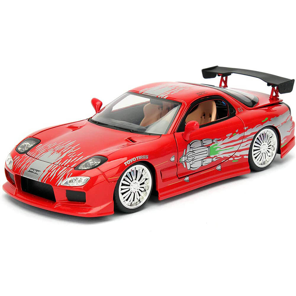 F&F 1993 Mazda RX-7 1:24 Scale Hollywood Ride