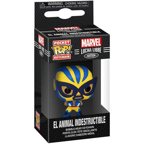 X-Men Luchadore Wolverine Pocket Pop! Keychain