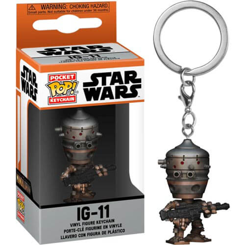 Star Wars: The Mandalorian IG-11 Pocket Pop! Keychain