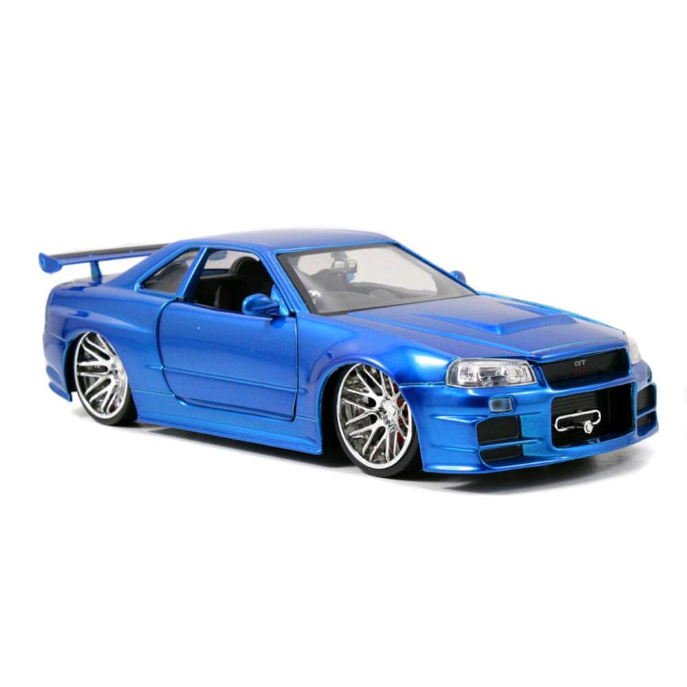 F&F '02 Nissan Skyline GT-R R34 1:24 Scale Hollywood Ride