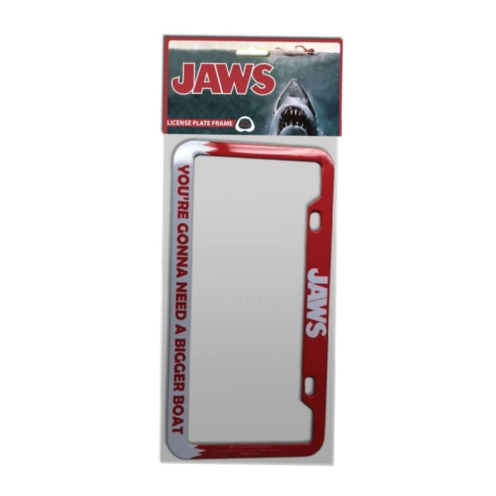 Jaws Bigger Boat License Plate Frame