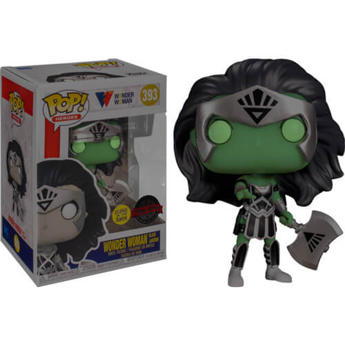 Wonder Woman Black Lantern Glow 80th Anniv US Pop! Vinyl