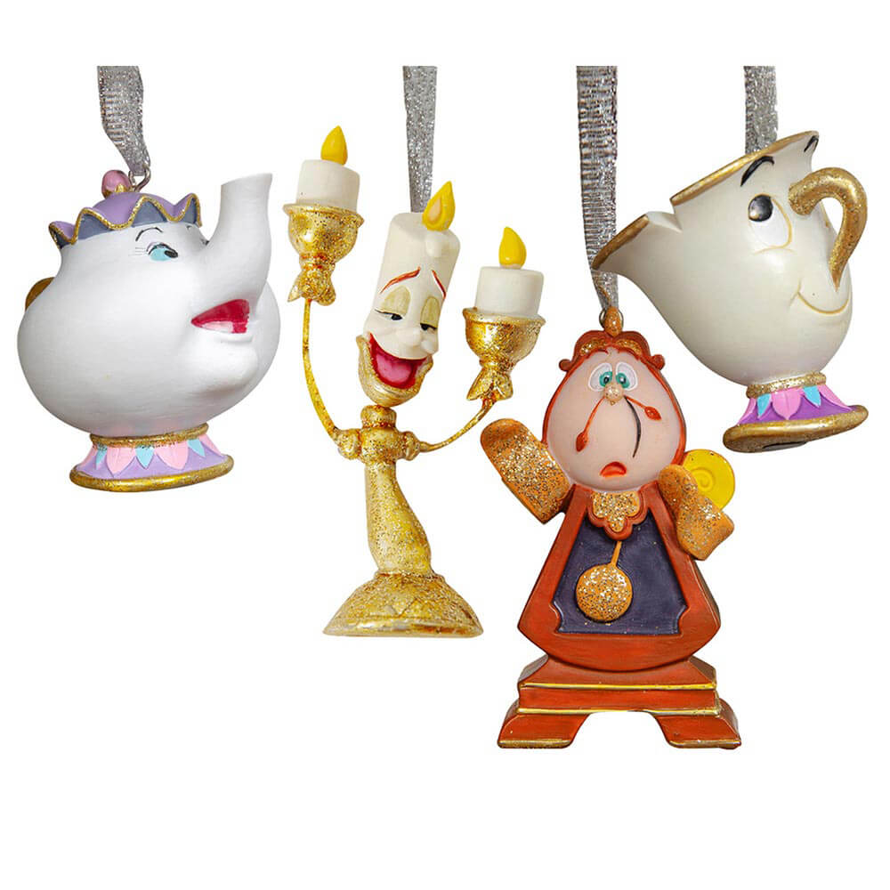 Disney Xmas Hanging Ornament Beauty and The Beast