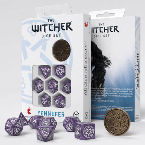 The Witcher Dice Set Yennefer Lilac and Gooseberries