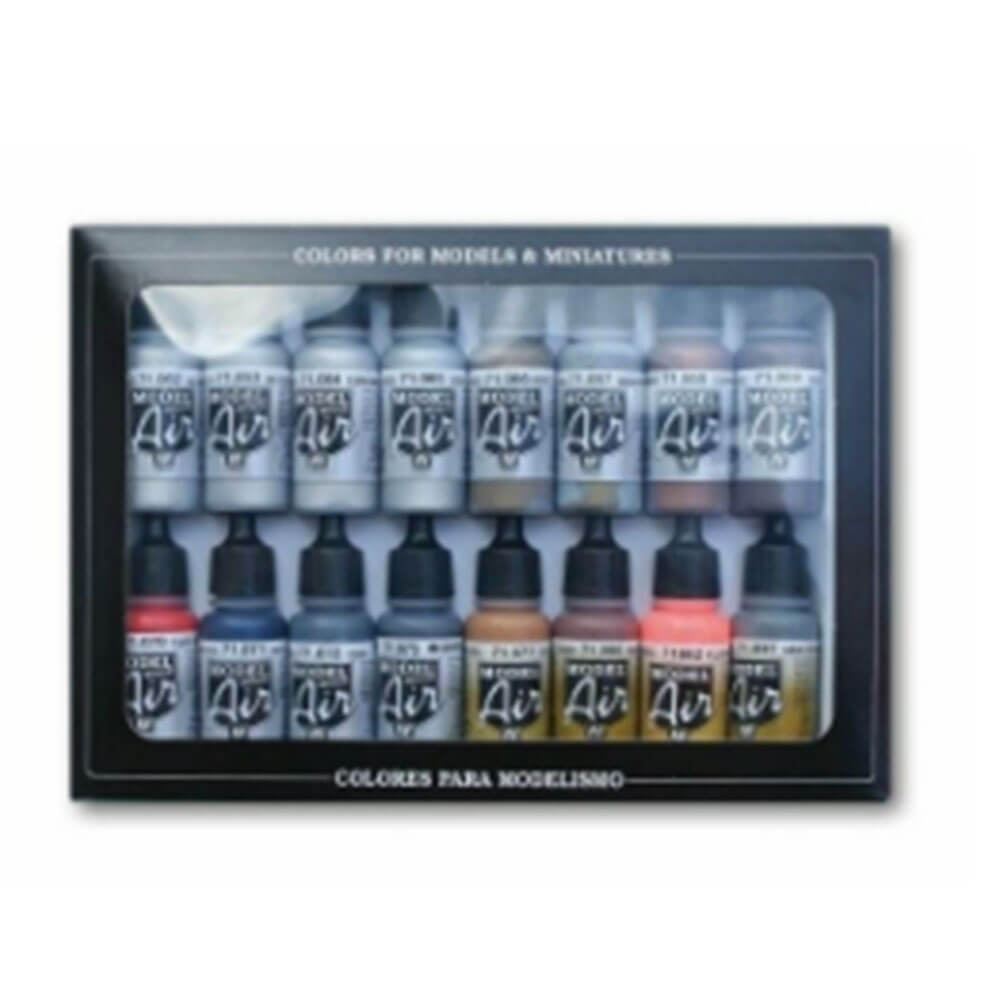 Model Air Paint Set of 16 Color