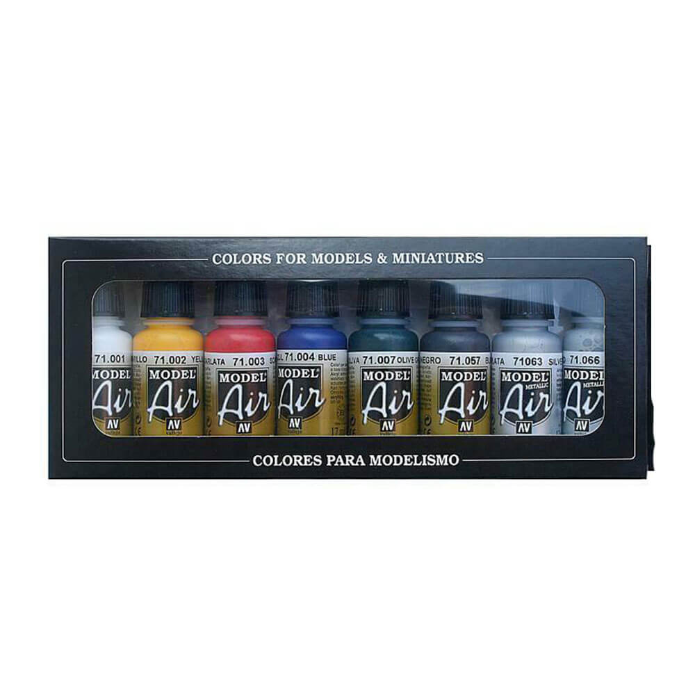 Vallejo Model Air Paint Set of 8 Colour