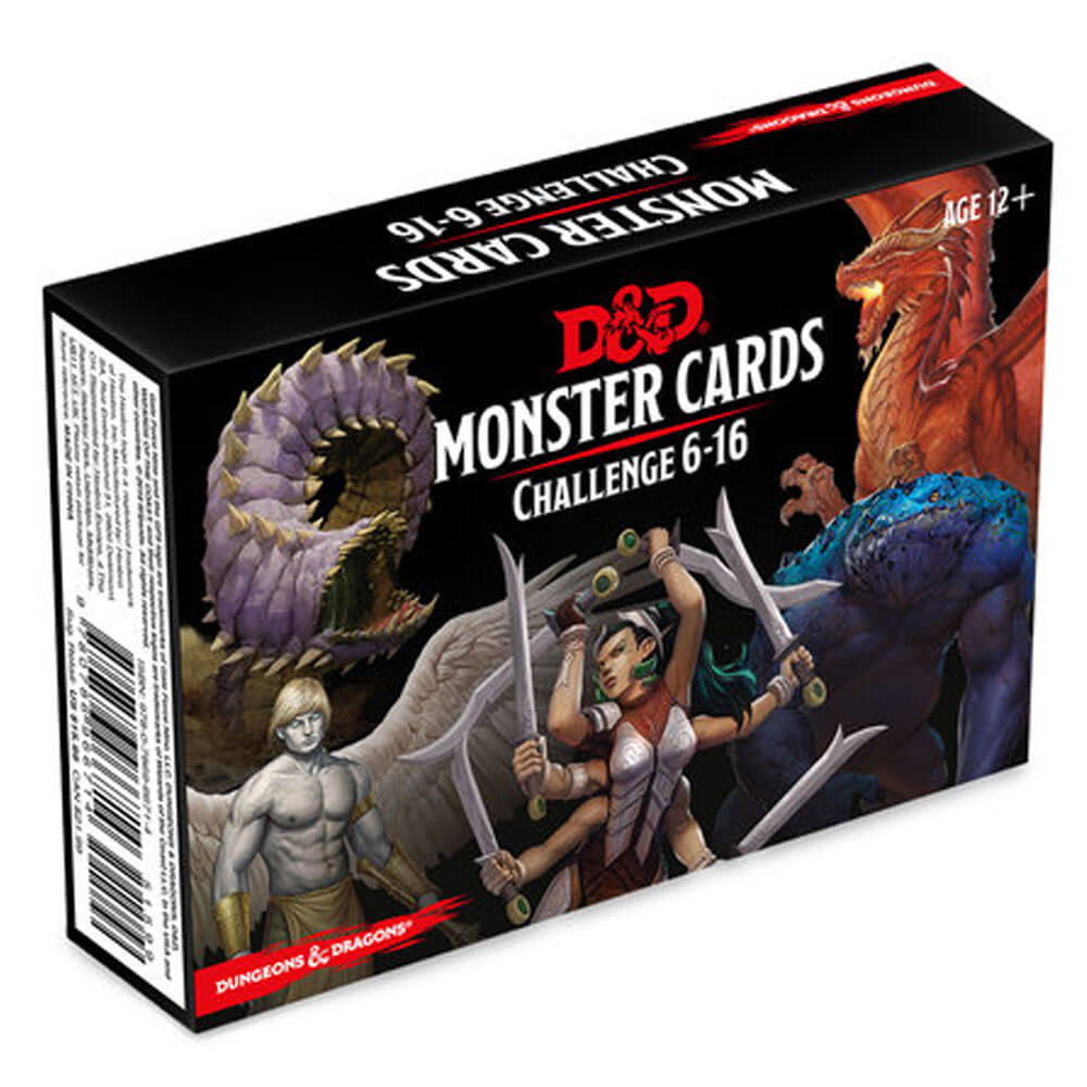 D&D Spellbook Cards Monster Challenge Deck 6-16 (74 cards)