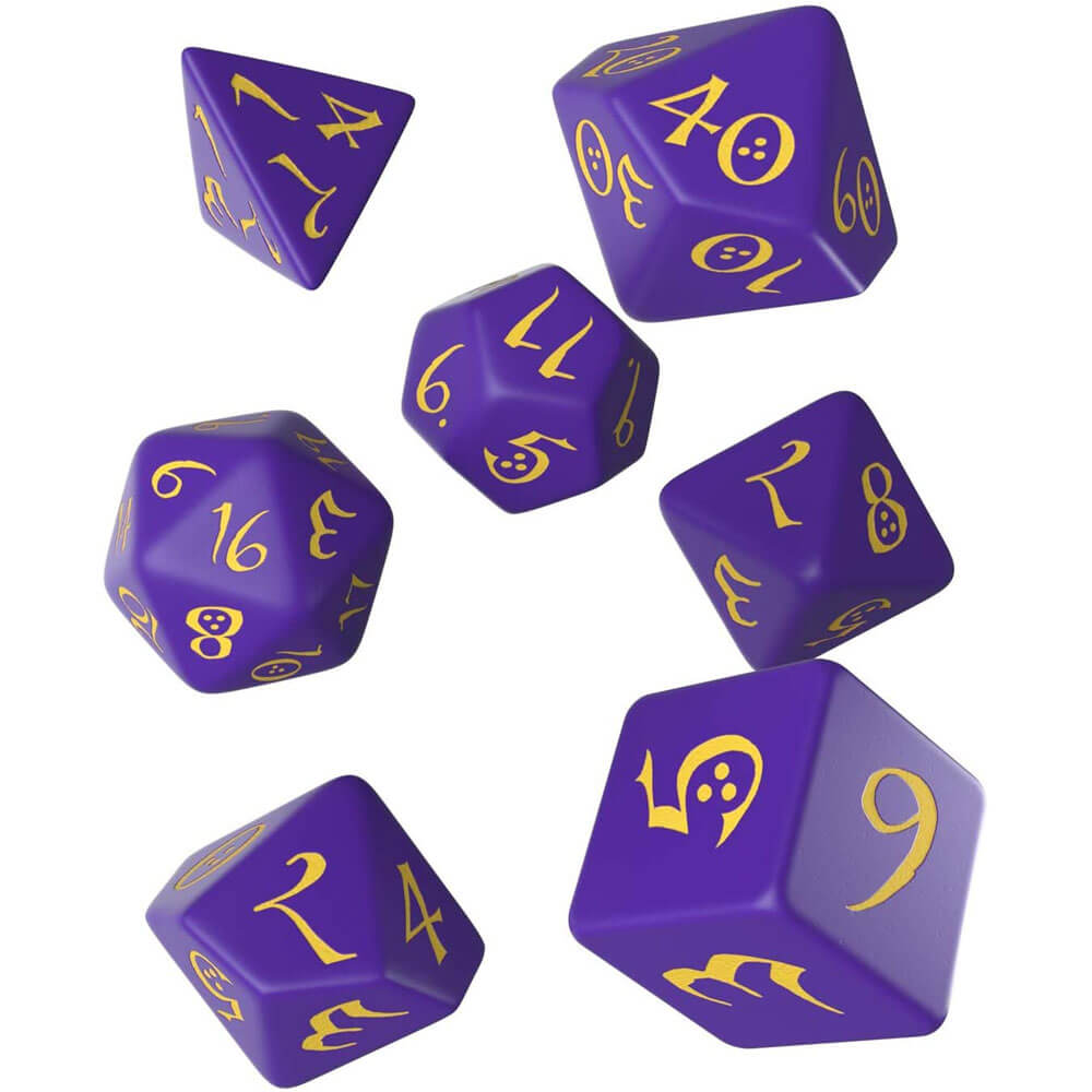 Q Workshop Classic RPG Dice Set di 7