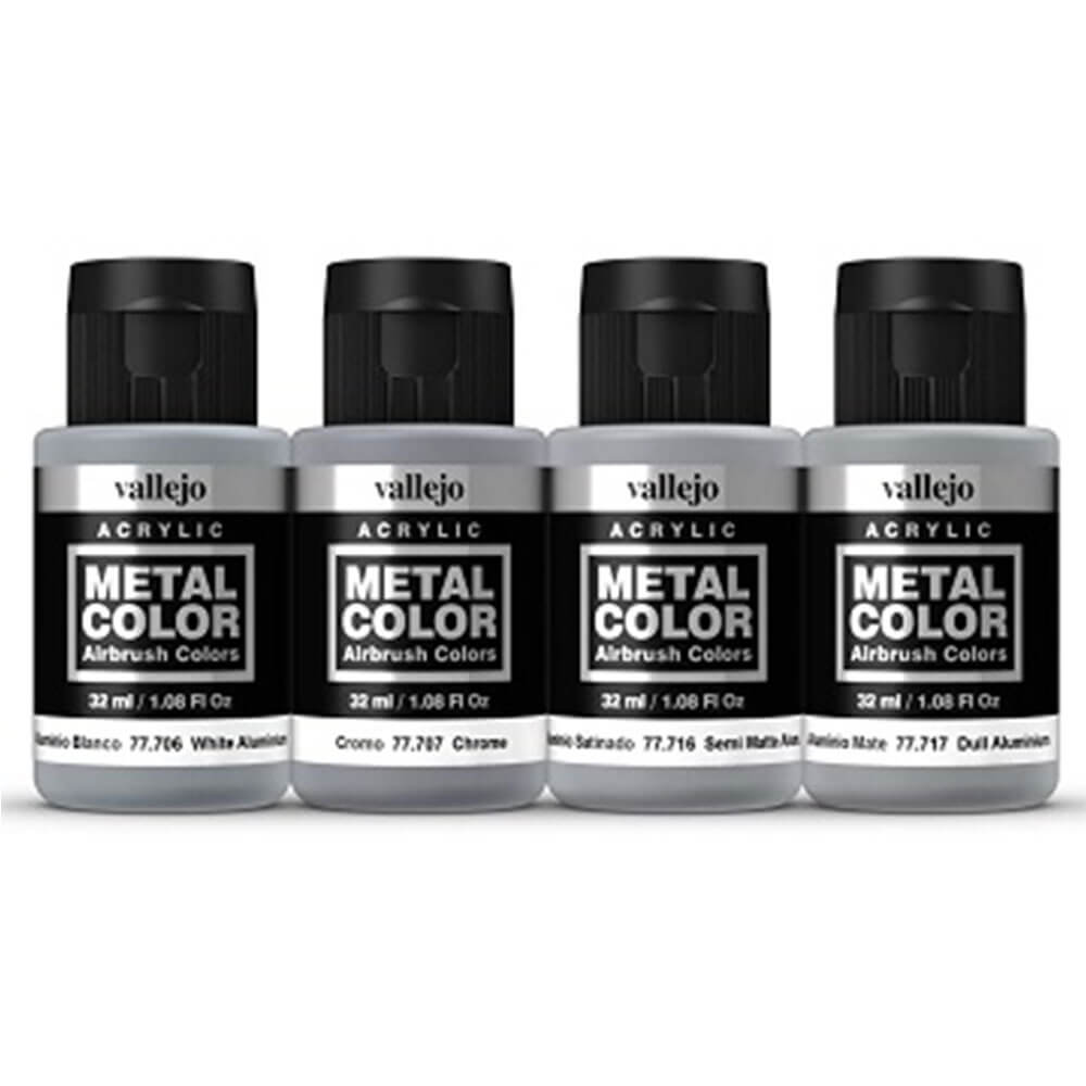 Vallejo Metal Color 4PCS PEINTURE acrylique