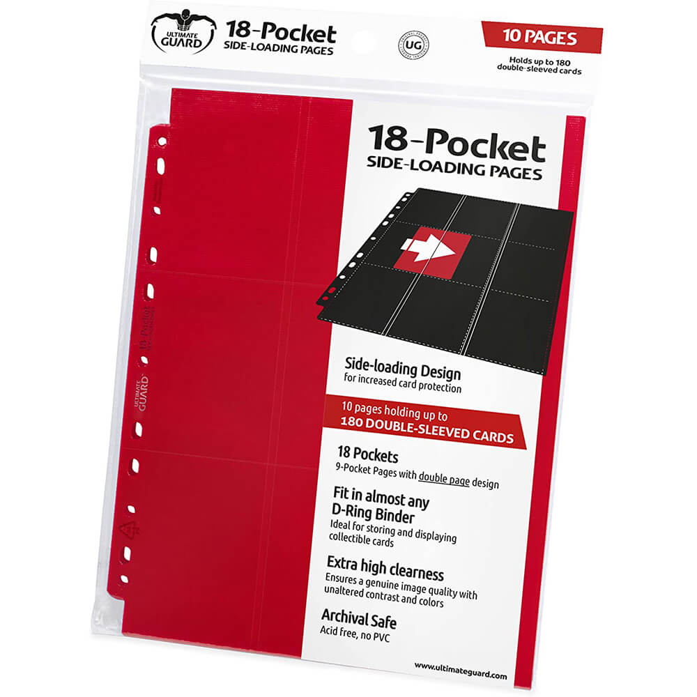 Ultimate Guard 18 Pocket Pages Side Loading