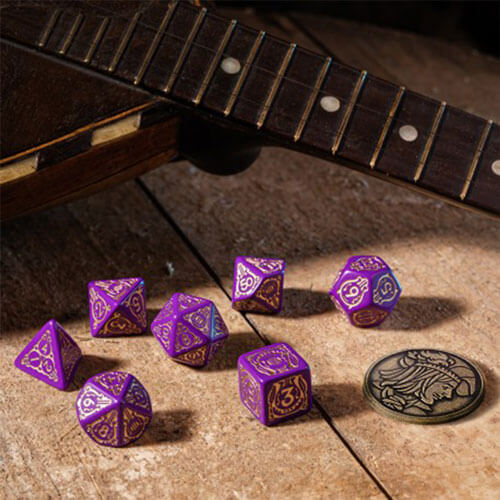 The Witcher Dice Set Dandelion Viscount de Lettenhove