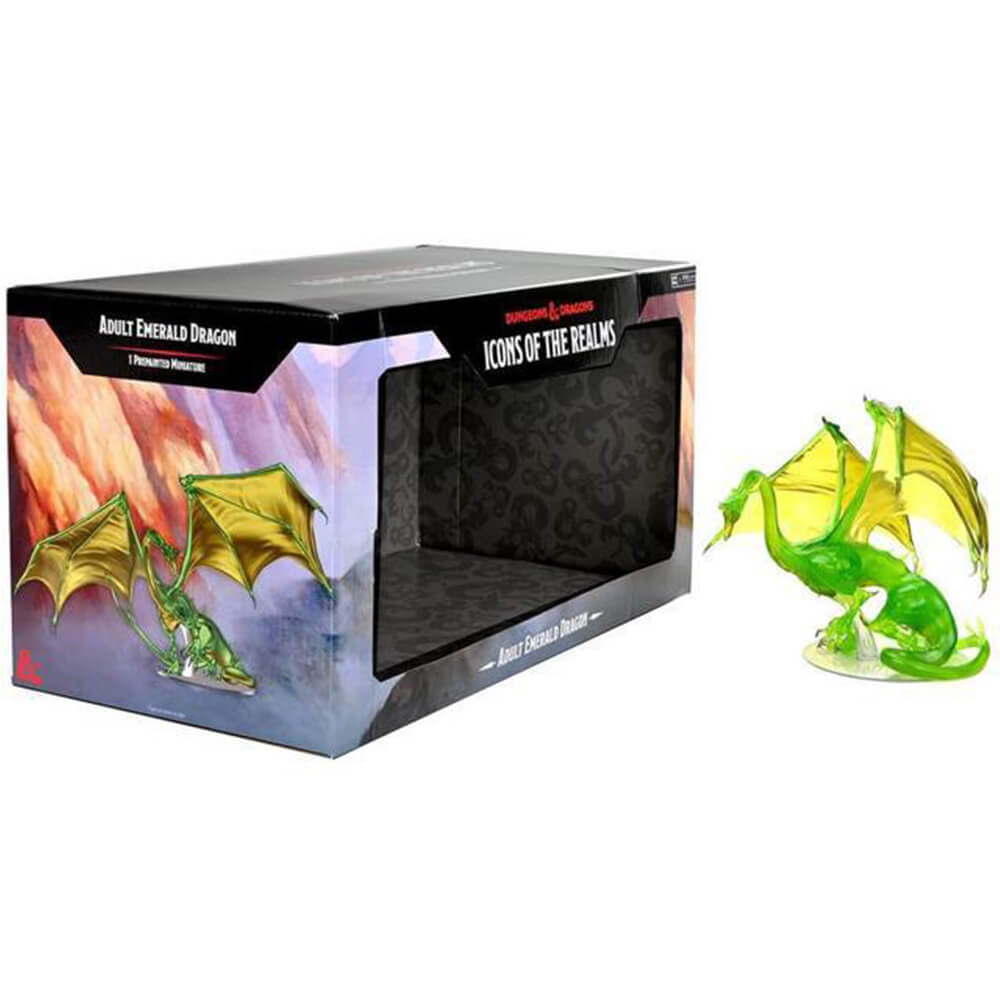 D&D Icons of the Realms Adult Emerald Dragon Premium Figure