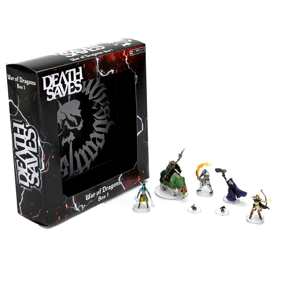 D&D Death salva le figure premium della guerra dei draghi