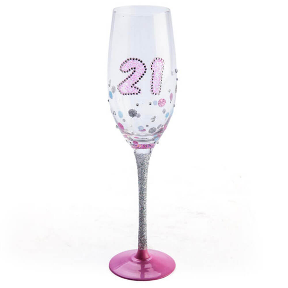 Birthday Sparkle Champagne Flute